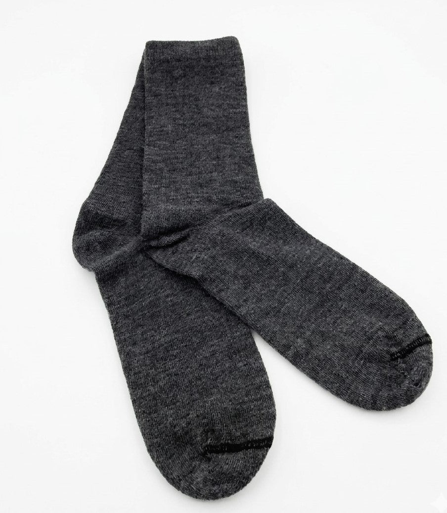 Bas de laine Alpaga Deville charcoal