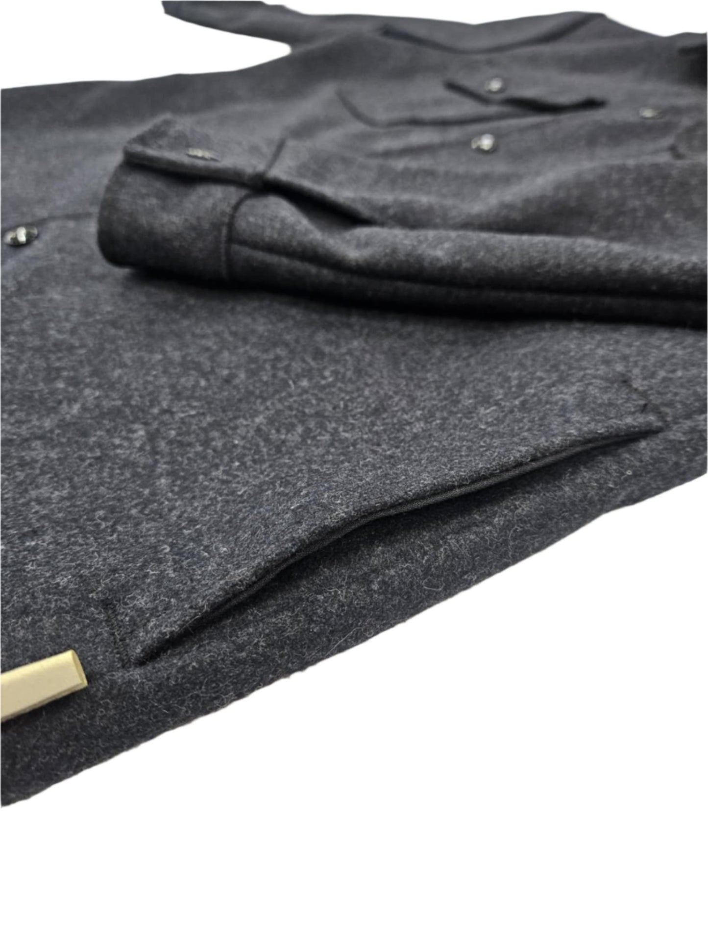 Veste de laine charcoal