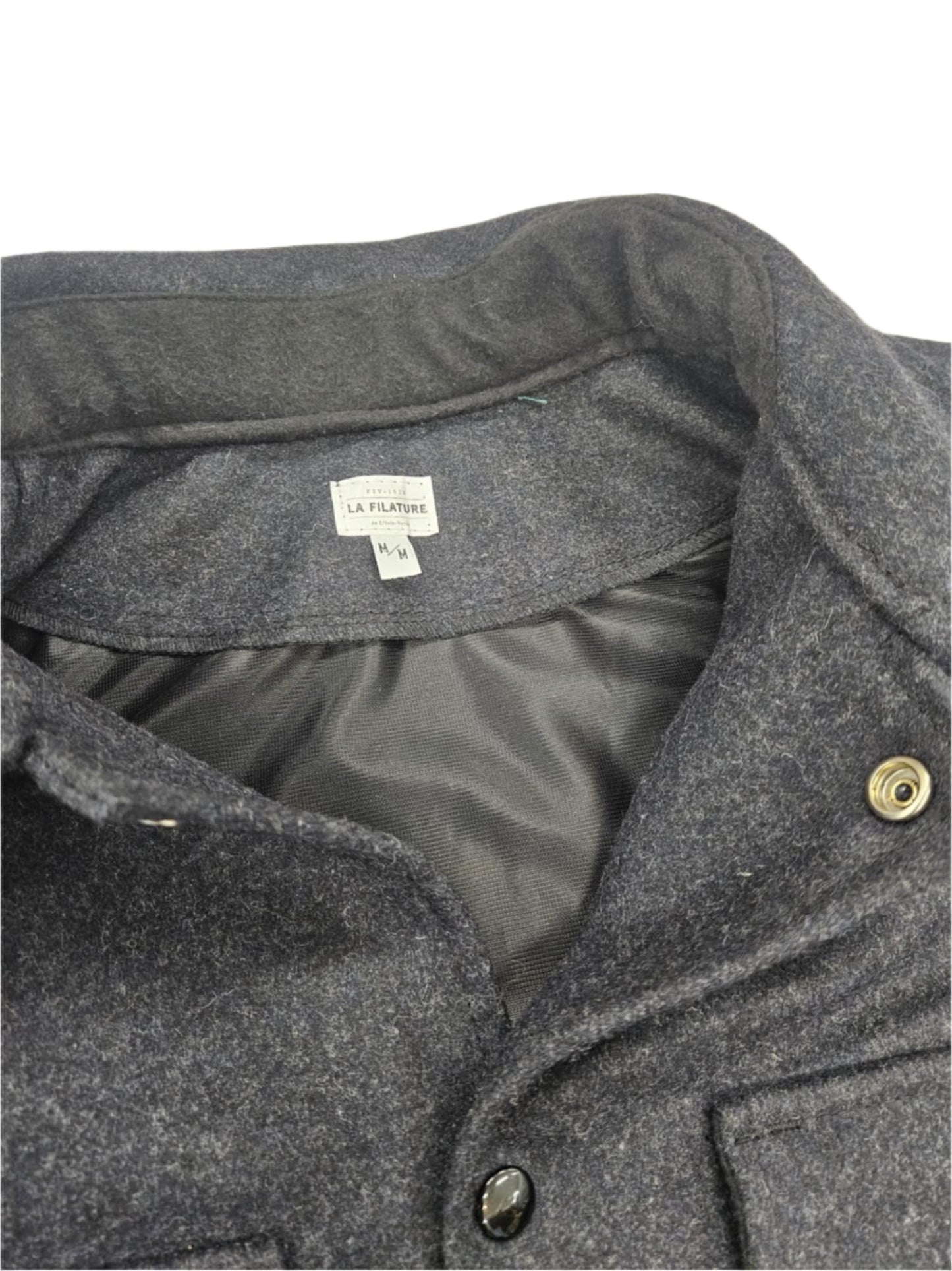 Veste de laine charcoal